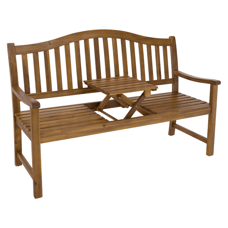 Casa si Gradina - Gradina si terasa - Mobilier exterior - Bancute de gradina - Banca de gradina cu masuta, lemn de salcam, TAIMA - Infinity.ro