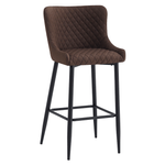 Casa si Gradina - Mobilier - Scaune si fotolii - Scaune - Scaun de bar, maro/neagra, CEZARIA - Infinity.ro