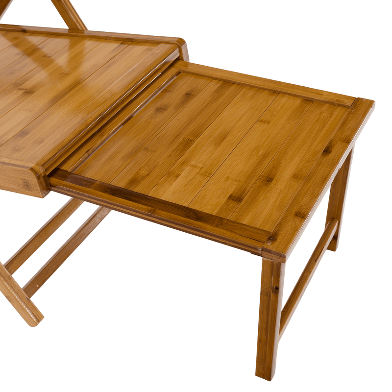 Casa si Gradina - Gradina si terasa - Mobilier exterior - Scaune si sezlonguri gradina - Fotoliu de gradina pozitionabil, natural, bambus, VARDON - Infinity.ro
