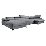 Casa si Gradina - Mobilier - Canapele si coltare - Coltare - Canapea extensibila, gri, dreapta, POLY ROH U - Infinity.ro