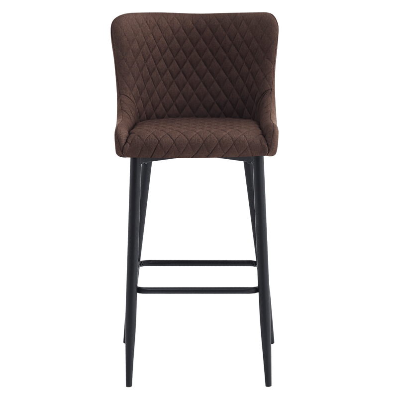 Casa si Gradina - Mobilier - Scaune si fotolii - Scaune - Scaun de bar, maro/neagra, CEZARIA - Infinity.ro