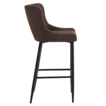 Casa si Gradina - Mobilier - Scaune si fotolii - Scaune - Scaun de bar, maro/neagra, CEZARIA - Infinity.ro