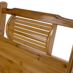 Casa si Gradina - Gradina si terasa - Mobilier exterior - Scaune si sezlonguri gradina - Fotoliu de gradina pozitionabil, natural, bambus, VARDON - Infinity.ro