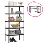 Casa si Gradina - Mobilier - Biblioteci si rafturi - Etajere - Raft, stejar/negru, RADMAN - Infinity.ro