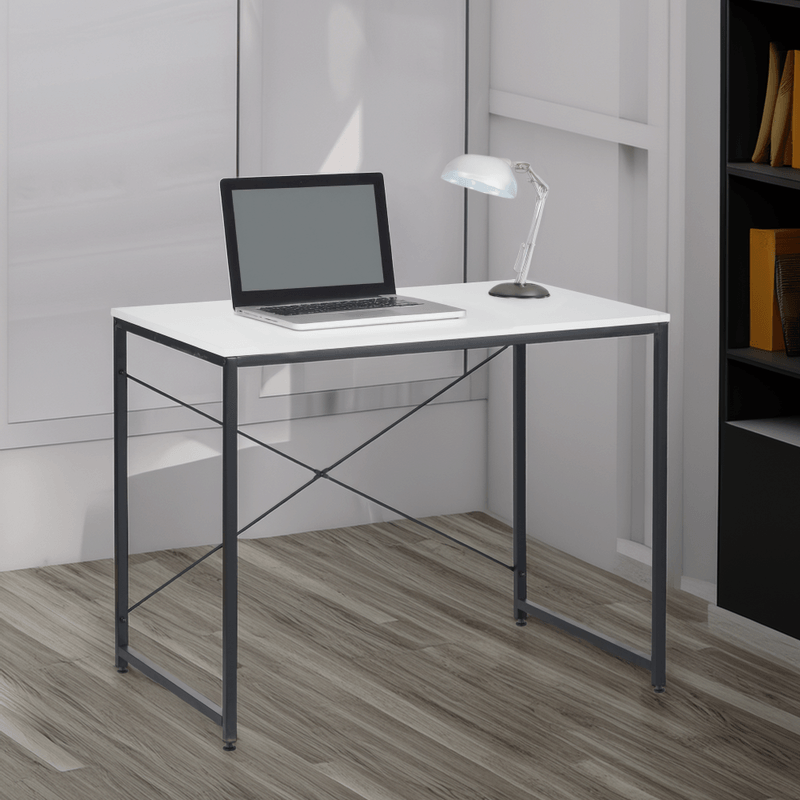 Casa si Gradina - Mobilier - Mese si birouri - Birouri - Birou, alb/negru, 90x60 cm, MELLORA - Infinity.ro