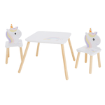 Casa si Gradina - Mobilier - Mobilier copii - Mobilier camera copiilor - Set pentru copii 1+2, motiv unicorn, SAVER TYP 1 - Infinity.ro