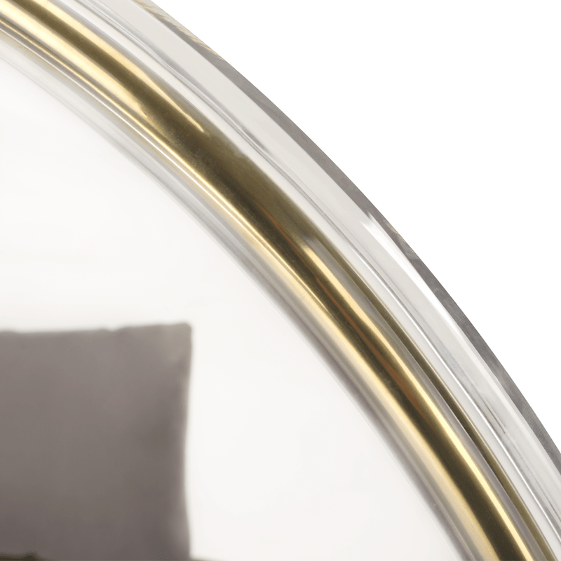 Casa si Gradina - Gradina si terasa - Balansoare si hamace - Balansoare - Scaun suspendat, transparent/ auriu/ gri, BUBBLE NEW TIP 1 - Infinity.ro