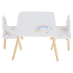 Casa si Gradina - Mobilier - Mobilier copii - Mobilier camera copiilor - Set pentru copii 1+2, motiv unicorn, SAVER TYP 1 - Infinity.ro