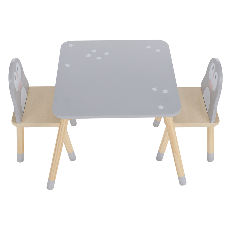 Casa si Gradina - Mobilier - Mobilier copii - Mobilier camera copiilor - Set pentru copii 1+2, motiv pinguin, SAVER TYP 2 - Infinity.ro