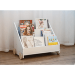 Casa si Gradina - Mobilier - Mobilier copii - Mobilier camera copiilor - Biblioteca pentru copii cu roti, alba, BERUS - Infinity.ro