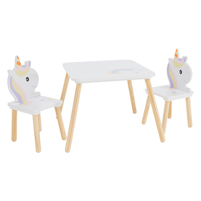 Casa si Gradina - Mobilier - Mobilier copii - Mobilier camera copiilor - Set pentru copii 1+2, motiv unicorn, SAVER TYP 1 - Infinity.ro