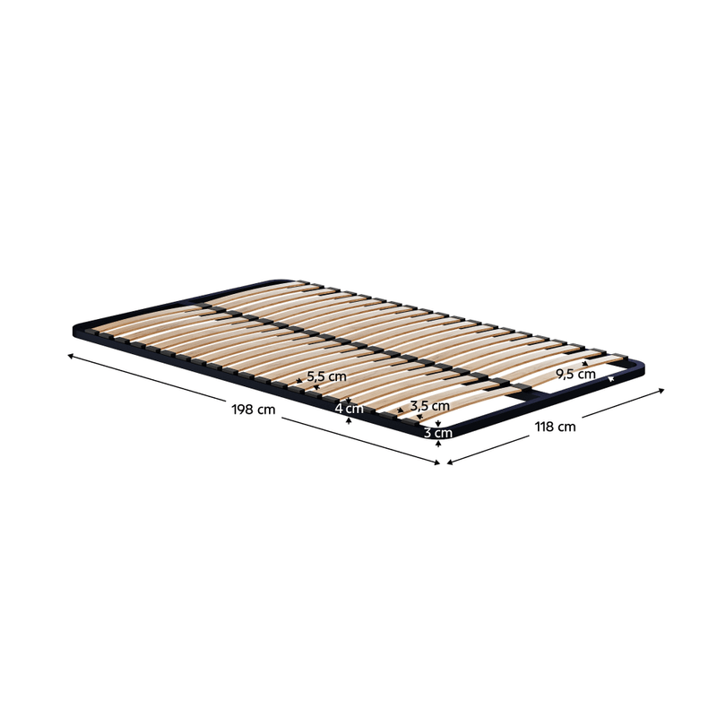 Casa si Gradina - Mobilier - Saltele si somiere - Somiere - Somiera cu cadru fix, 120x200, SOMIERA  METALIC 2 NEW - Infinity.ro