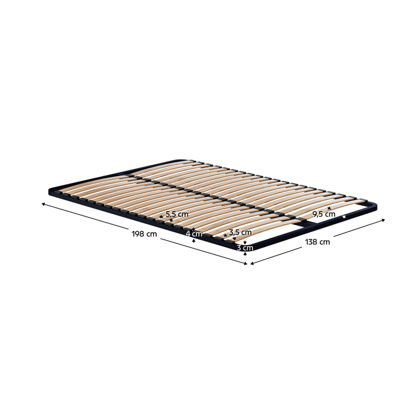 Casa si Gradina - Mobilier - Saltele si somiere - Somiere - Somiera cu cadru fix, 140x200, SOMIERA METALIC 2 NEW - Infinity.ro
