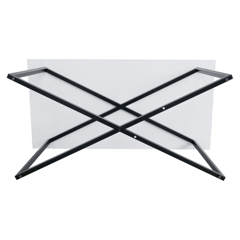 Casa si Gradina - Mobilier - Mese si birouri - Masute de cafea - Masuta de cafea, alba/neagra, BERTEL - Infinity.ro