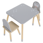 Casa si Gradina - Mobilier - Mobilier copii - Mobilier camera copiilor - Set pentru copii 1+2, motiv pinguin, SAVER TYP 2 - Infinity.ro