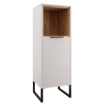 Casa si Gradina - Mobilier - Mobilier baie - Comode baie - Dulap jos, alb/stejar artisan, CUBO CUB02 - Infinity.ro