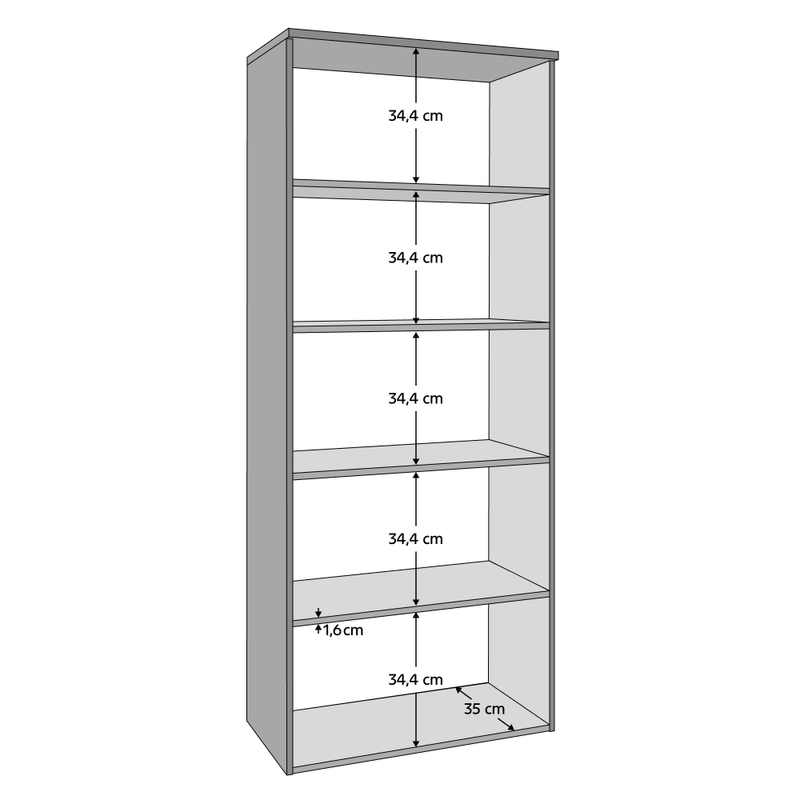 Casa si Gradina - Mobilier - Dulapuri si sifoniere - Dulapuri - Dulap, antracit, ADAPO ADP01 - Infinity.ro