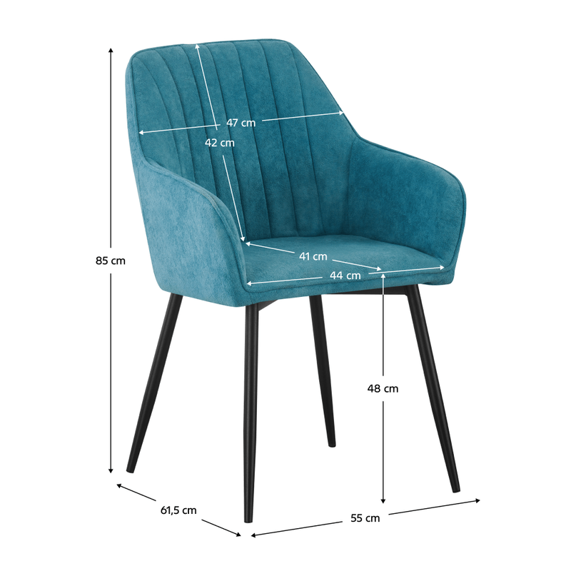 Casa si Gradina - Mobilier - Scaune si fotolii - Scaune - Fotoliu de design, verde/negru, VAJRO - Infinity.ro