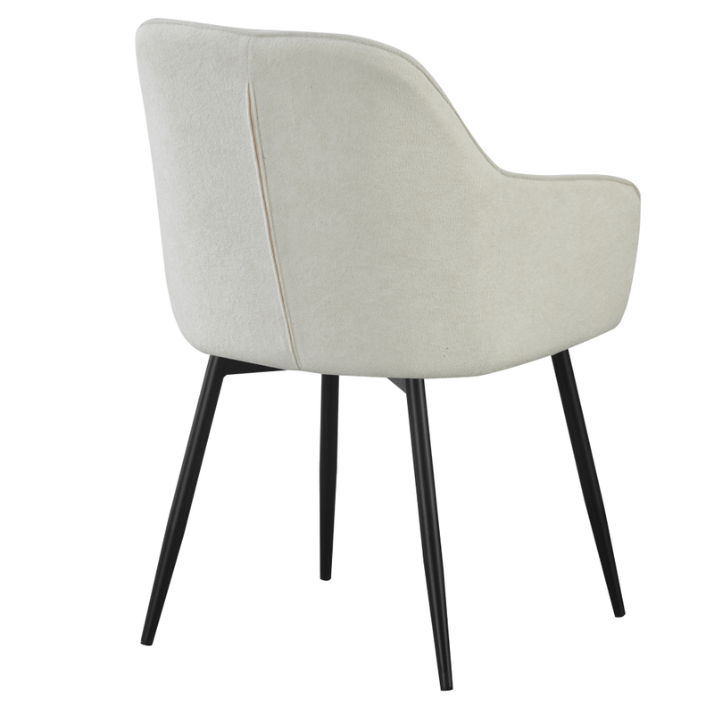 Casa si Gradina - Mobilier - Scaune si fotolii - Scaune - Fotoliu de design, crem/negru, VAJRO - Infinity.ro