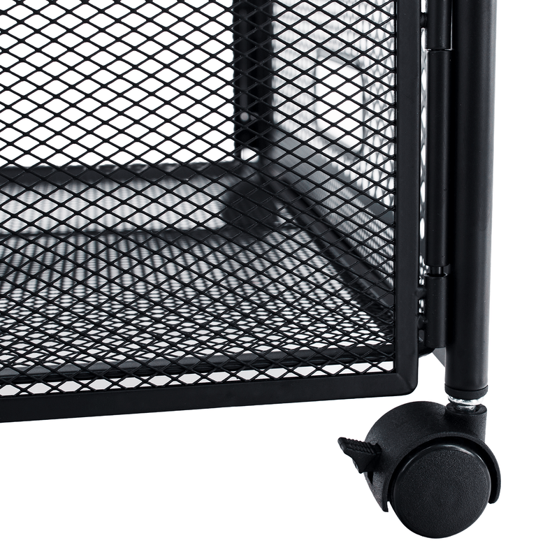 Casa si Gradina - Mobilier - Paturi si accesorii - Accesorii paturi - Organizator sub pat cu roti, negru, TOMKO TYP 2 - Infinity.ro