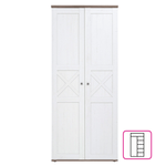 Casa si Gradina - Mobilier - Dulapuri si sifoniere - Dulapuri - Dulap, pin canyon/stejar sonoma trufel, TEINA SZF2D006 - Infinity.ro