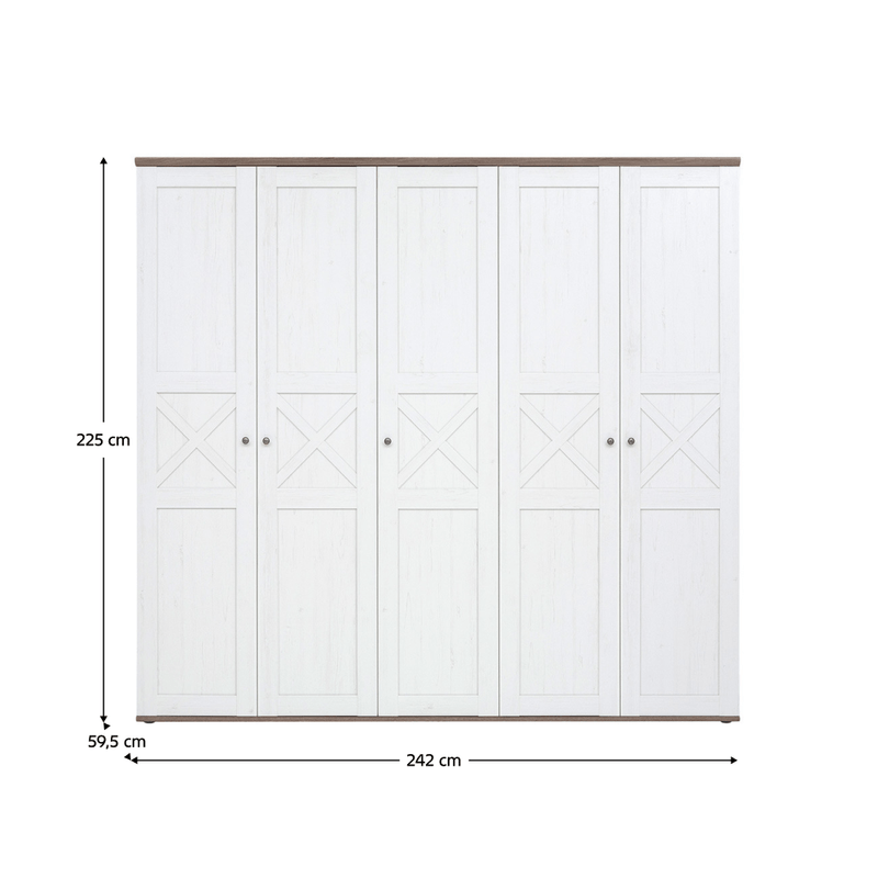 Casa si Gradina - Mobilier - Dulapuri si sifoniere - Dulapuri - Dulap, pin canyon/stejar sonoma trufel, TEINA SZF5D - Infinity.ro