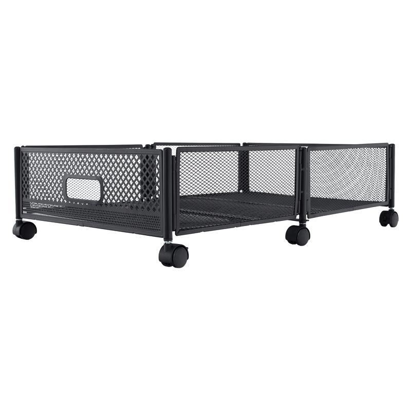 Casa si Gradina - Mobilier - Paturi si accesorii - Accesorii paturi - Organizator sub pat cu roti, negru, TOMKO TYP 1 - Infinity.ro
