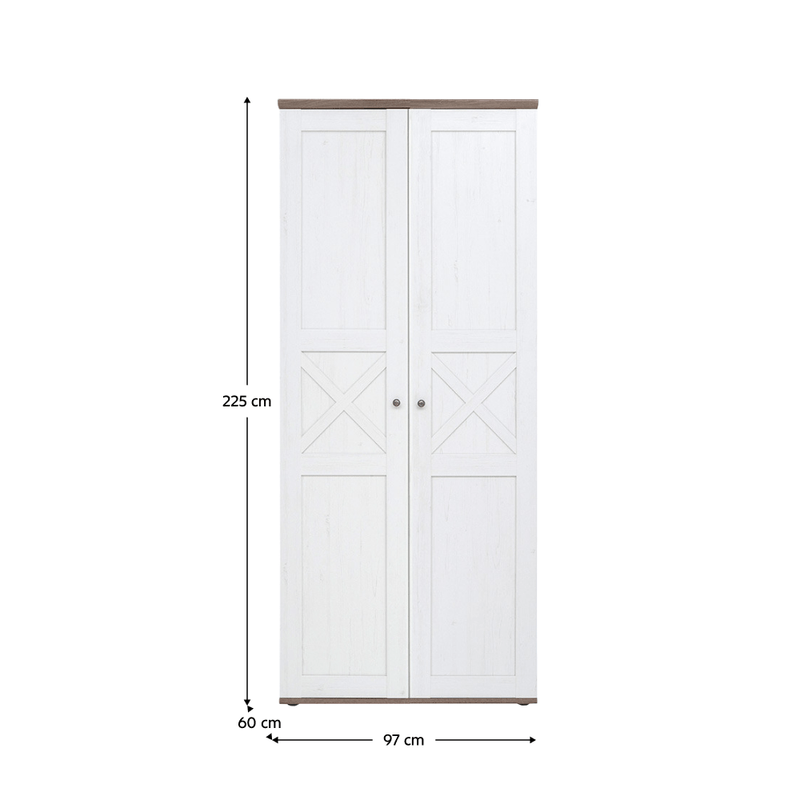 Casa si Gradina - Mobilier - Dulapuri si sifoniere - Dulapuri - Dulap, pin canyon/stejar sonoma trufel, TEINA SZF2D006 - Infinity.ro