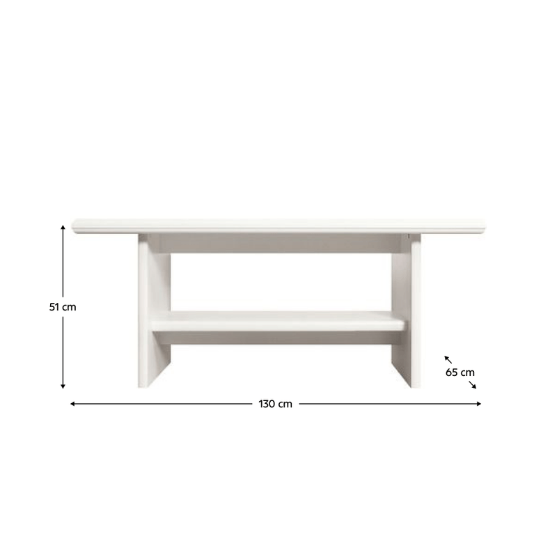 Casa si Gradina - Mobilier - Mese si birouri - Masute de cafea - Masuta de cafea, alb alpin, KENTAK LAW - Infinity.ro