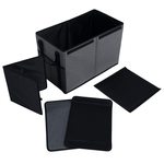 Casa si Gradina - Mobilier - Organizare si depozitare - Cutii depozitare - Cutie de depozitare pliabila, gri/negru, DETER - Infinity.ro