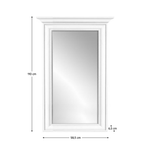 Casa si Gradina - Decoratiuni - Oglinzi - Oglinda, alb alpin, KENTAK LUS50 - Infinity.ro