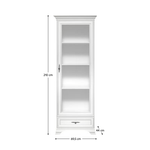Casa si Gradina - Mobilier - Comode si corpuri - Corpuri bucatarie - Vitrina, alb alpin, KENTAK REG1W1S - Infinity.ro