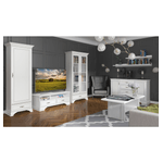 Casa si Gradina - Mobilier - Comode si corpuri - Corpuri bucatarie - Vitrina, alb alpin, KENTAK REG2W1S - Infinity.ro