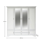 Casa si Gradina - Mobilier - Dulapuri si sifoniere - Dulapuri - Dulap, alb alpin, KENTAK SZF6D2S - Infinity.ro