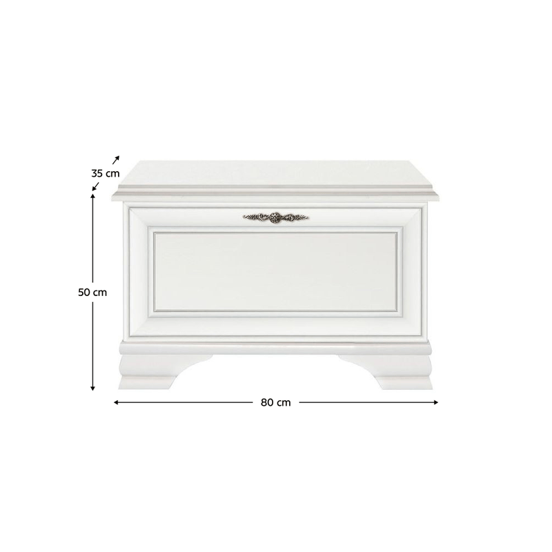 Casa si Gradina - Mobilier - Dulapuri si sifoniere - Dulapuri pantofi - Pantofar, alb alpin, KENTAK SFK1B - Infinity.ro