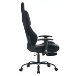 Casa si Gradina - Mobilier - Scaune si fotolii - Scaune - Scaun de birou/gaming, negru, tesatura Velvet, portanta 150 kg, SALOP - Infinity.ro