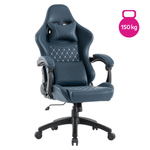 Casa si Gradina - Mobilier - Scaune si fotolii - Scaune - Scaun de birou/gaming, albastru, portanta 150 kg, SAMIE - Infinity.ro