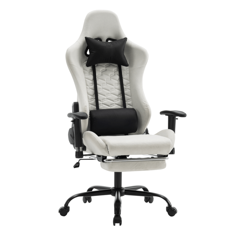 Casa si Gradina - Mobilier - Scaune si fotolii - Scaune - Scaun de birou/gaming, alb/negru, portanta 150 kg, PAPIBAS - Infinity.ro