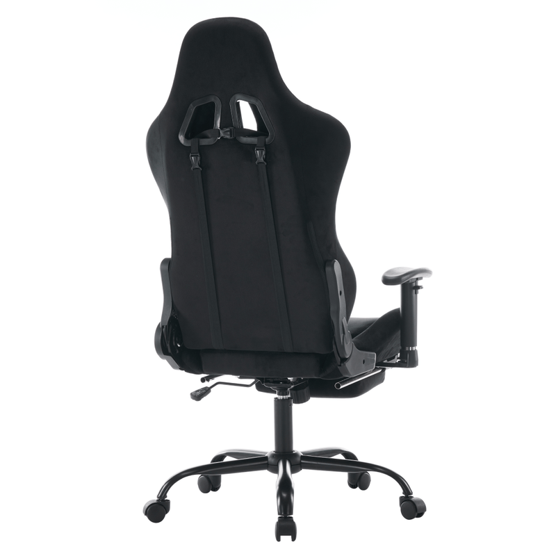Casa si Gradina - Mobilier - Scaune si fotolii - Scaune - Scaun de birou/gaming, negru, tesatura Velvet, portanta 150 kg, SALOP - Infinity.ro