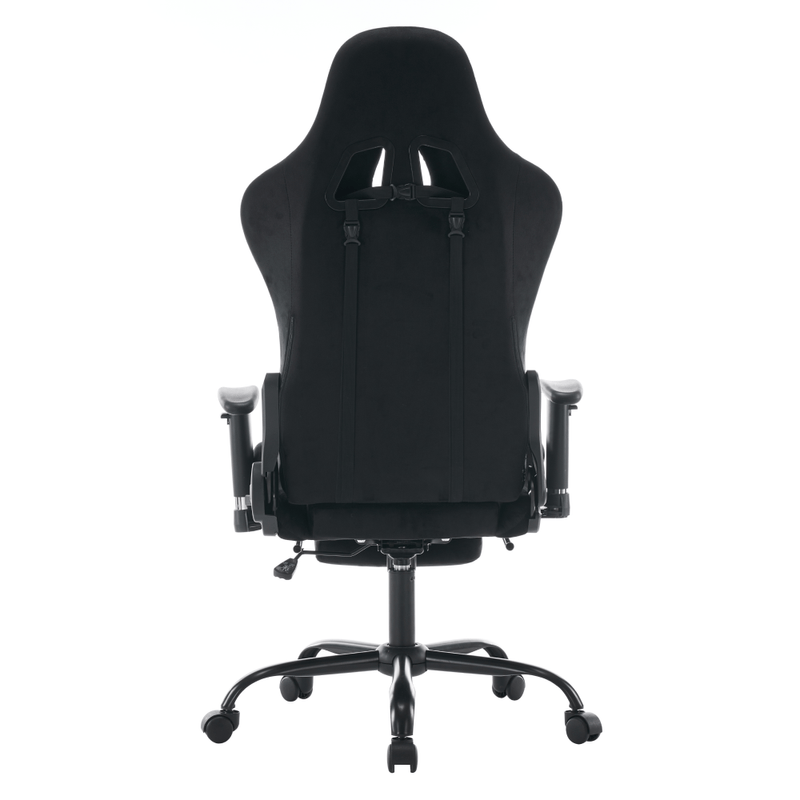 Casa si Gradina - Mobilier - Scaune si fotolii - Scaune - Scaun de birou/gaming, negru, tesatura Velvet, portanta 150 kg, SALOP - Infinity.ro