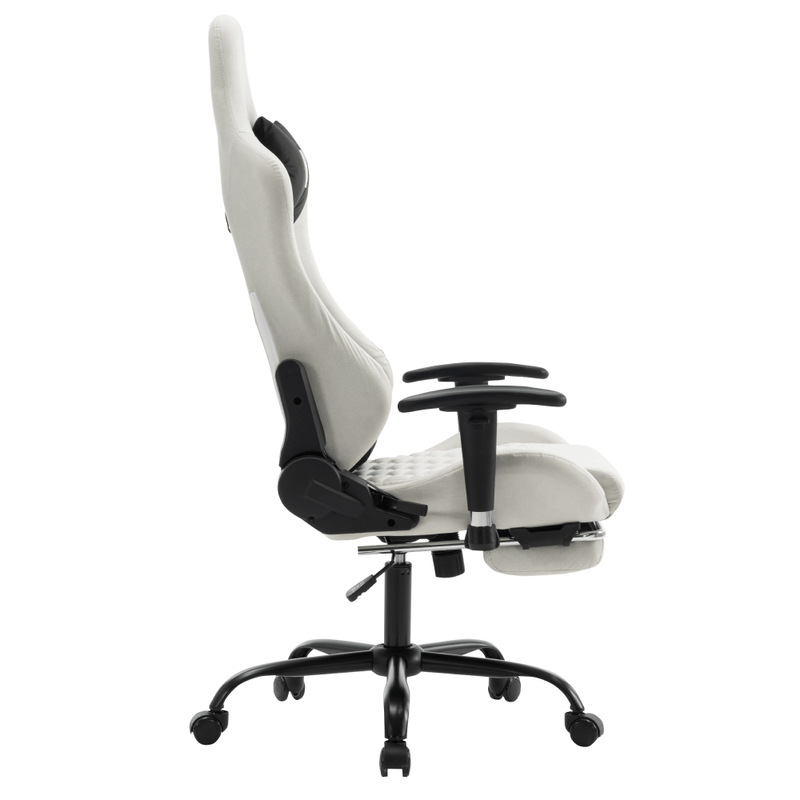 Casa si Gradina - Mobilier - Scaune si fotolii - Scaune - Scaun de birou/gaming, alb/negru, portanta 150 kg, PAPIBAS - Infinity.ro
