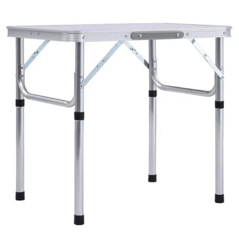 Casa si Gradina - Gradina si terasa - Mobilier exterior - Mese gradina - Masa de camping pliabiala, 60 cm, aluminiu/MDF, KEPI TYP 2 - Infinity.ro