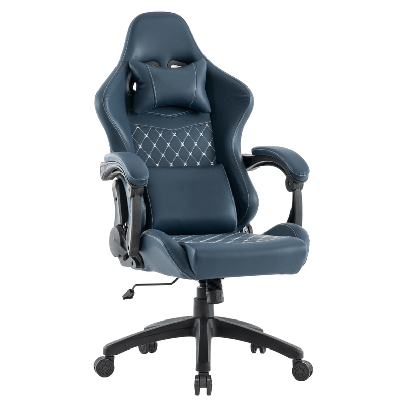 Casa si Gradina - Mobilier - Scaune si fotolii - Scaune - Scaun de birou/gaming, albastru, portanta 150 kg, SAMIE - Infinity.ro
