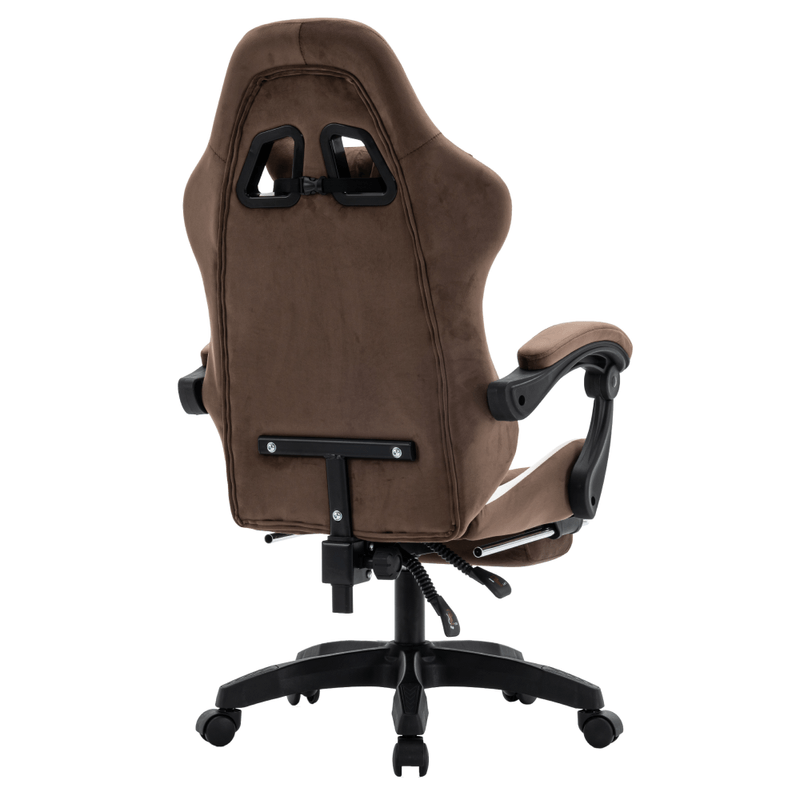 Casa si Gradina - Mobilier - Scaune si fotolii - Scaune - Scaun de birou/gaming, maro/alb, HOSPO - Infinity.ro