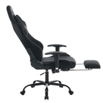 Casa si Gradina - Mobilier - Scaune si fotolii - Scaune - Scaun de birou/gaming, negru, tesatura Velvet, portanta 150 kg, SALOP - Infinity.ro