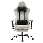 Casa si Gradina - Mobilier - Scaune si fotolii - Scaune - Scaun de birou/gaming, alb/negru, portanta 150 kg, PAPIBAS - Infinity.ro