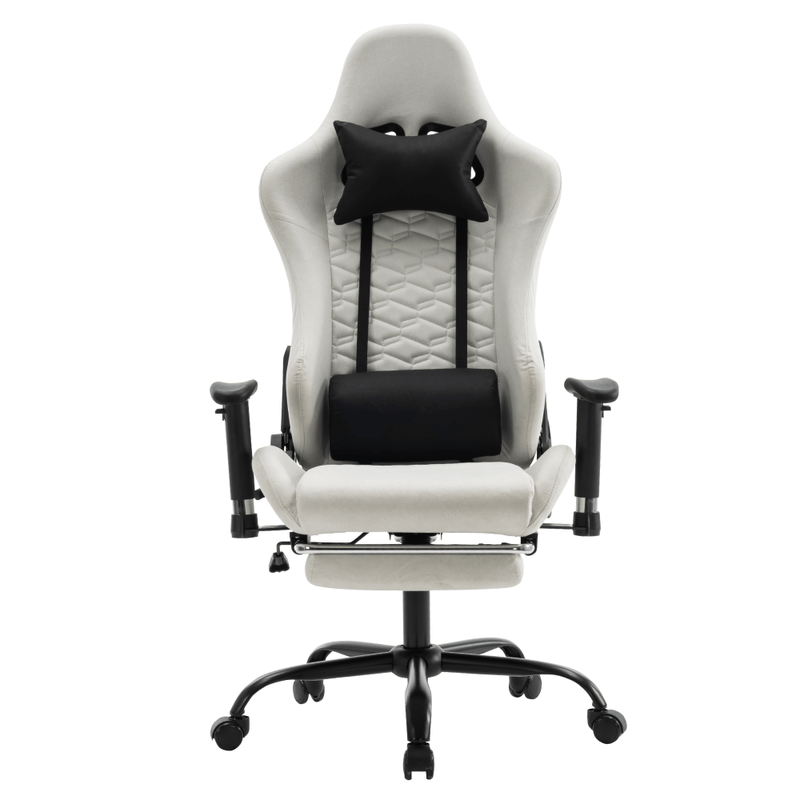 Casa si Gradina - Mobilier - Scaune si fotolii - Scaune - Scaun de birou/gaming, alb/negru, portanta 150 kg, PAPIBAS - Infinity.ro