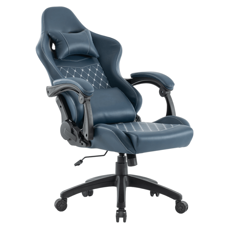 Casa si Gradina - Mobilier - Scaune si fotolii - Scaune - Scaun de birou/gaming, albastru, portanta 150 kg, SAMIE - Infinity.ro