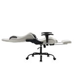 Casa si Gradina - Mobilier - Scaune si fotolii - Scaune - Scaun de birou/gaming, alb/negru, portanta 150 kg, PAPIBAS - Infinity.ro