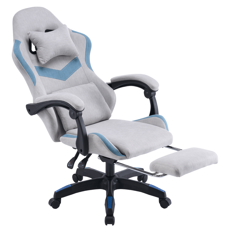 Casa si Gradina - Mobilier - Scaune si fotolii - Scaune - Scaun de birou/gaming, gri/albastru, ZODIA - Infinity.ro
